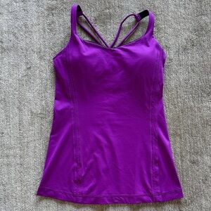 lululemon Purple Strappy Tank